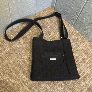Vera Bradley Black Quilted Crossbody Bag